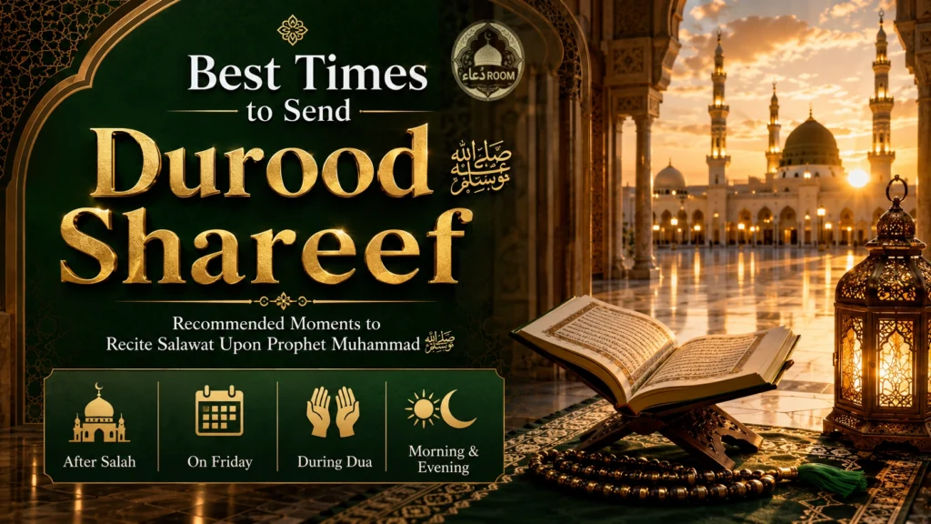 Best Times to Send Durood Shareef