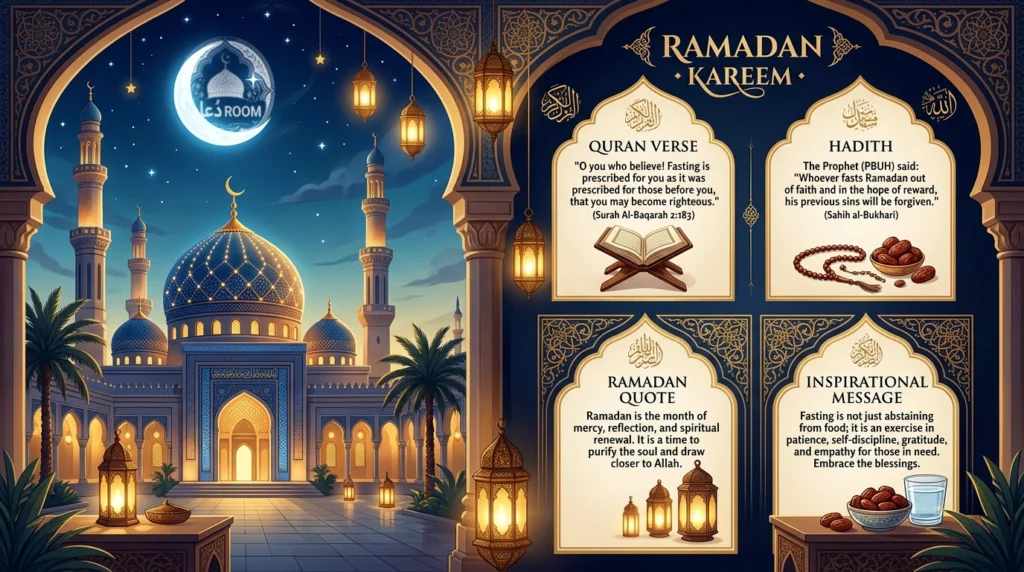 Ramadan Quotes, Quran Verses, Hadith, and Inspirational Fasting Messages in English