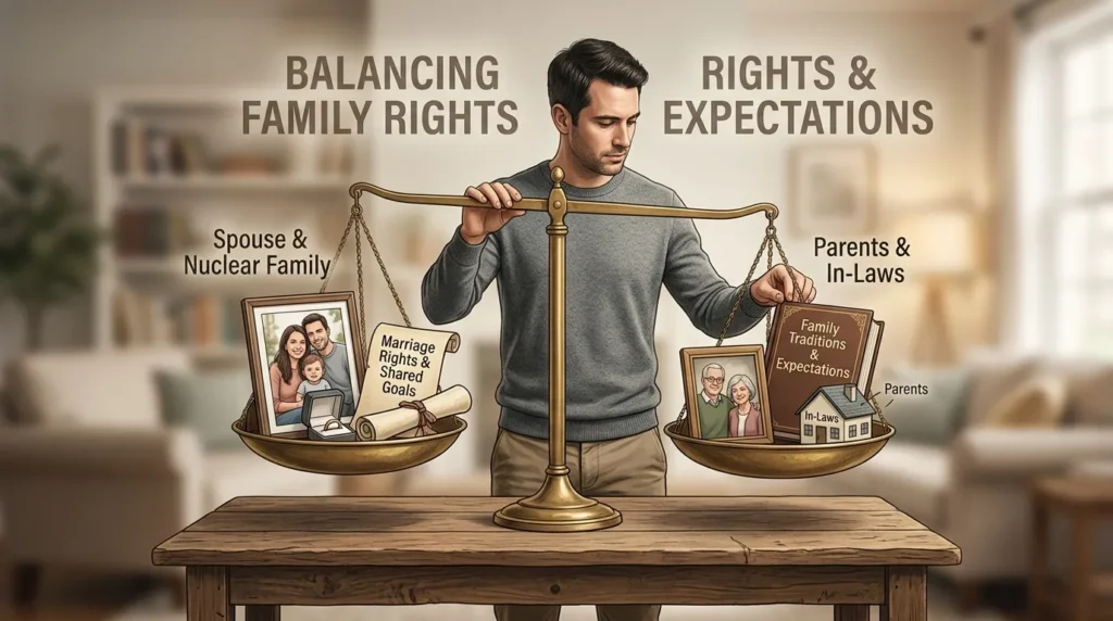 Balancing Parents, In-Laws, and Spouse Rights