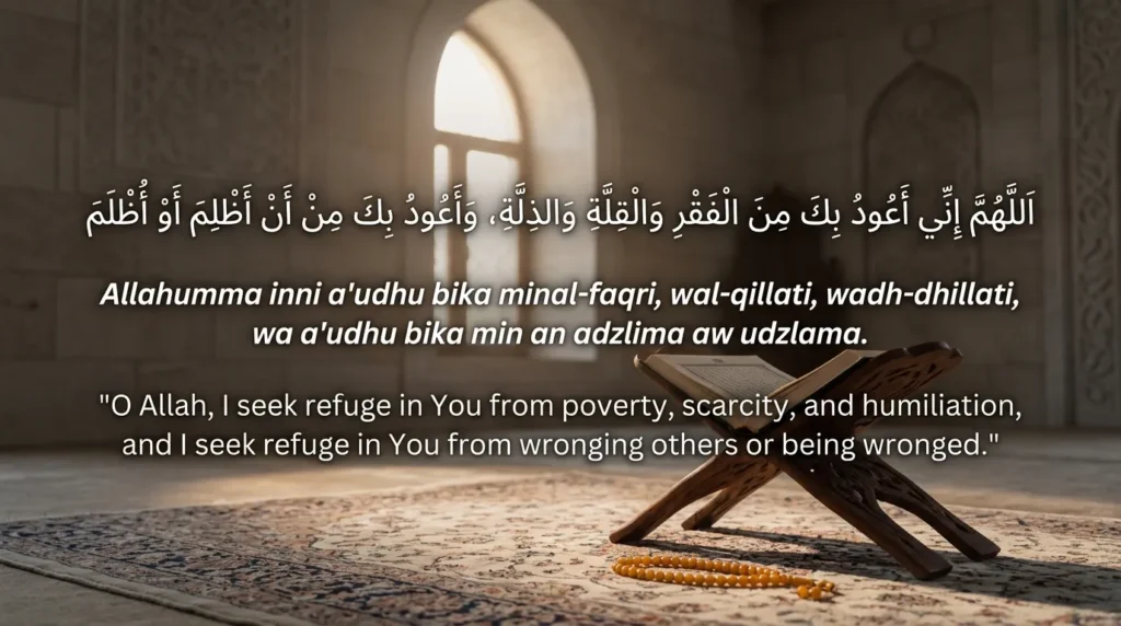 Dua for Protection from Injustice and Being Unjust