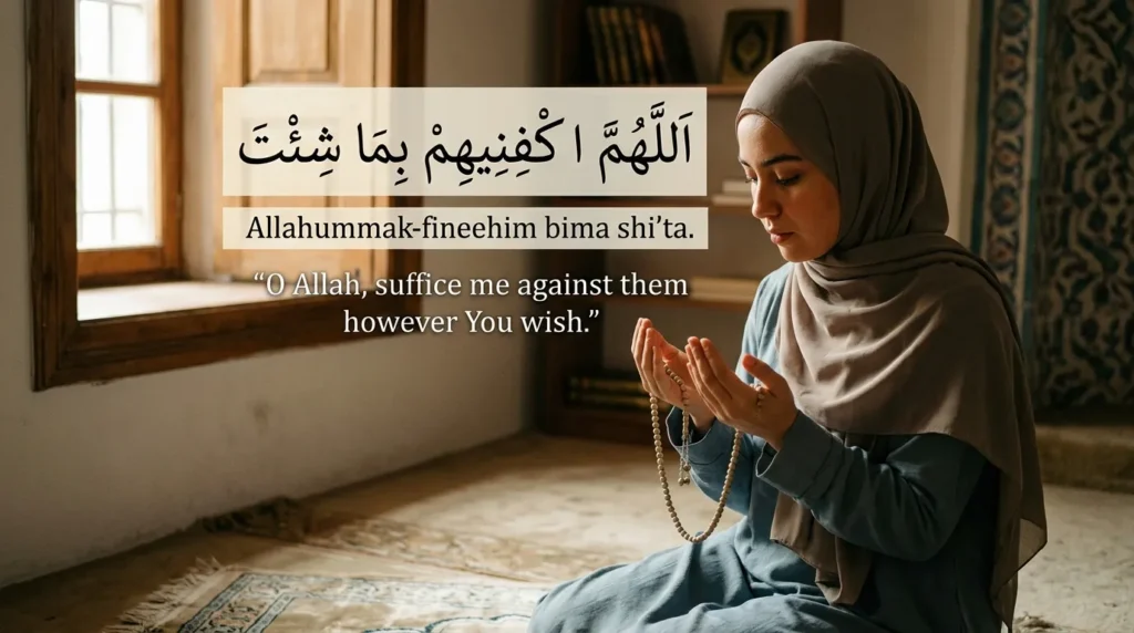 Short Dua When You Fear Harm from Someone