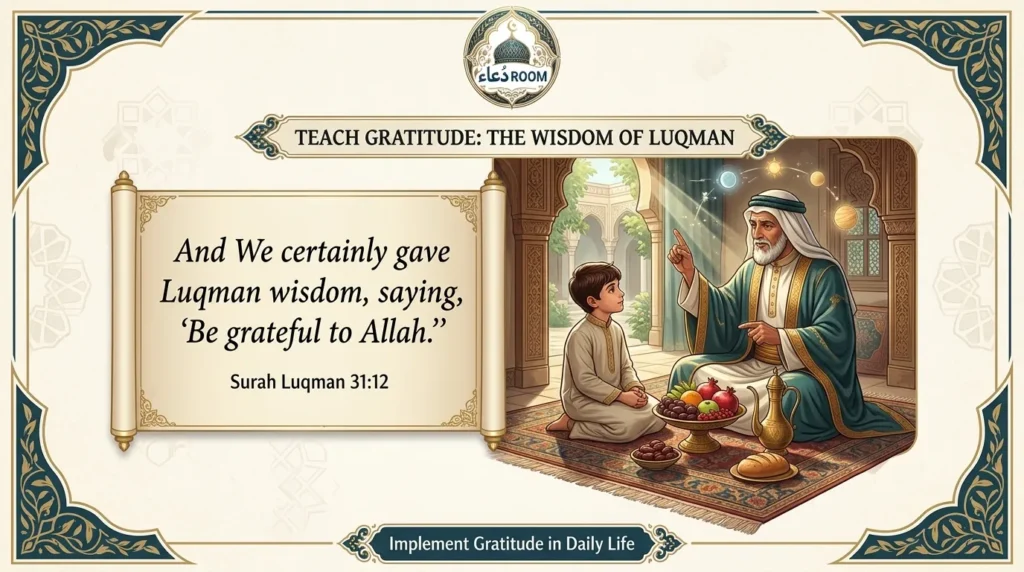 Teach Gratitude Like Luqman Taught His Son