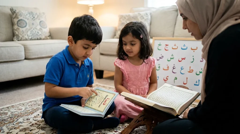 Age 4 to 6: Starting Qaida and Basic Quran Reading