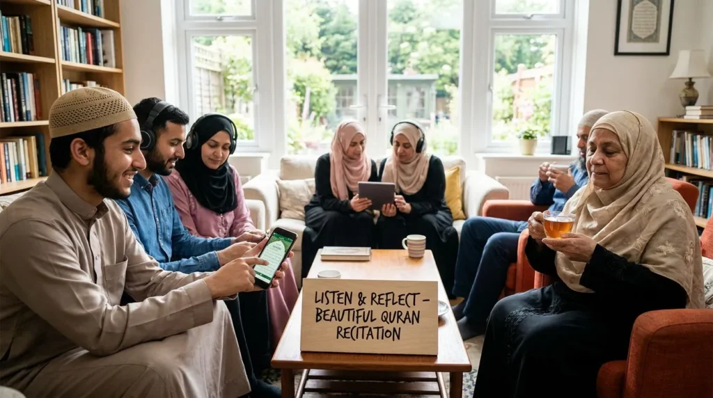 Encourage Listening to Beautiful Quran Recitation