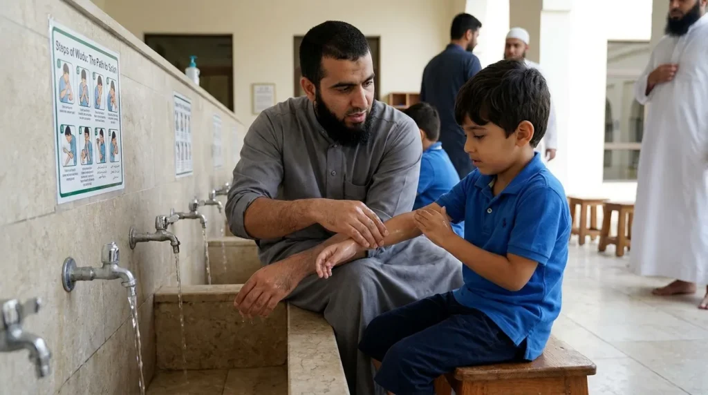 Teach Wudu as Part of the Salah Journey