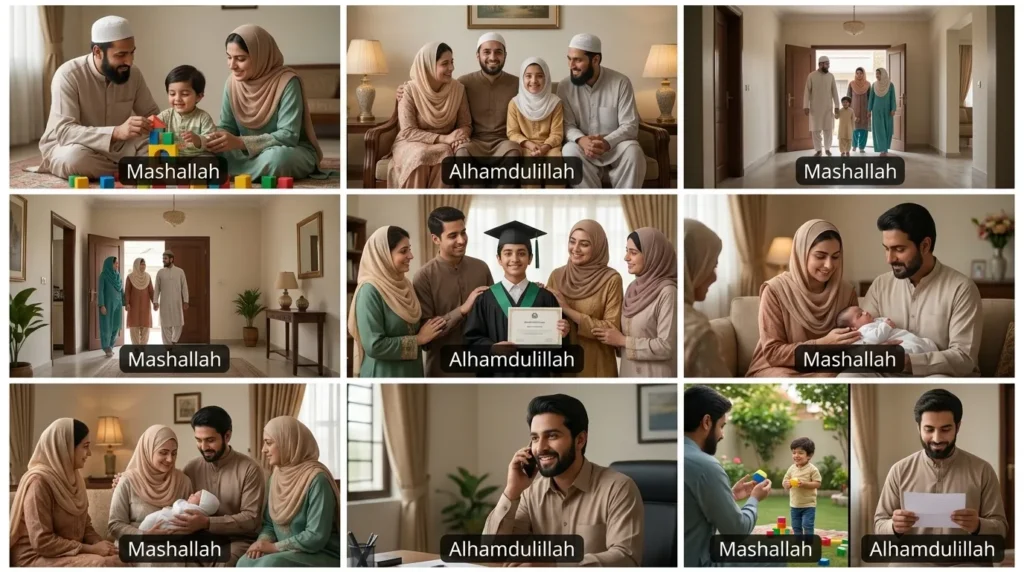 Mashallah vs Alhamdulillah