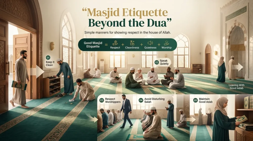 Masjid Etiquette Beyond the Dua