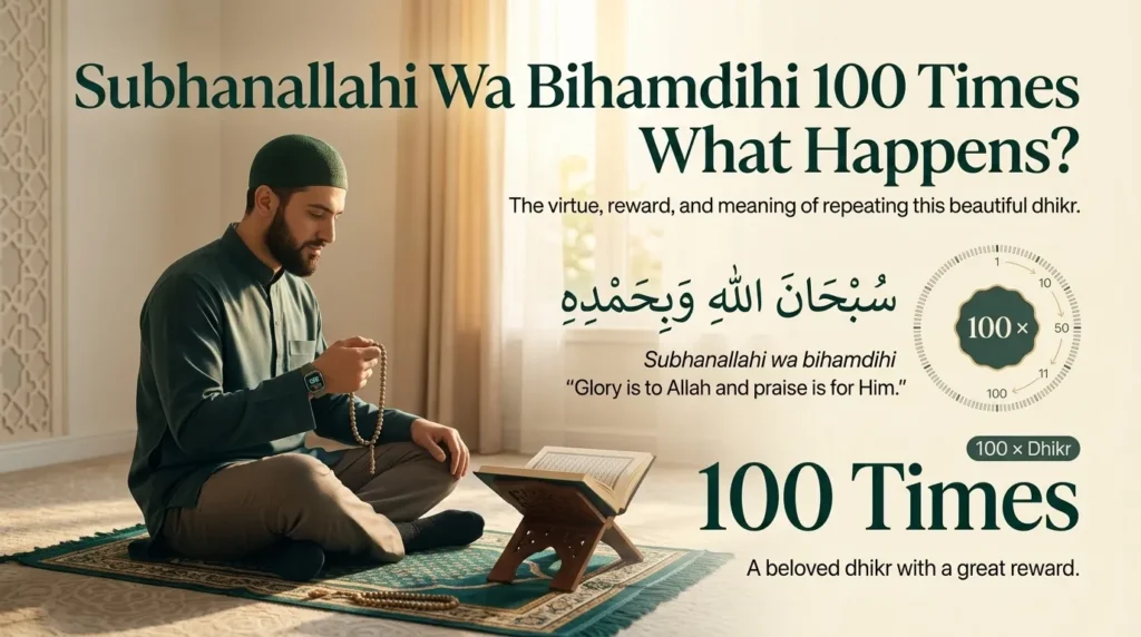Subhanallahi Wa Bihamdihi 100 Times: What Happens?