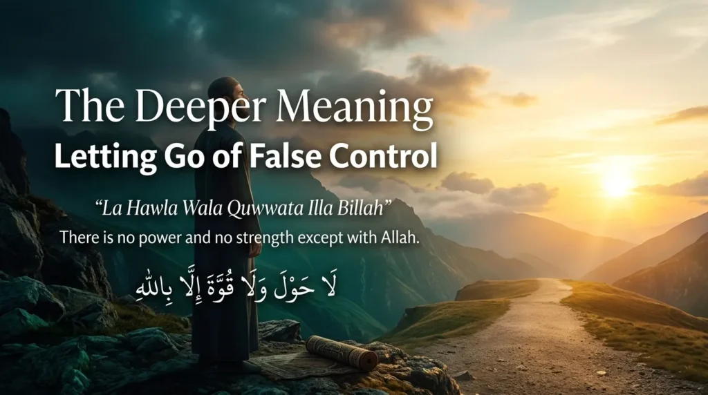 The Deeper Meaning: Letting Go of False Control