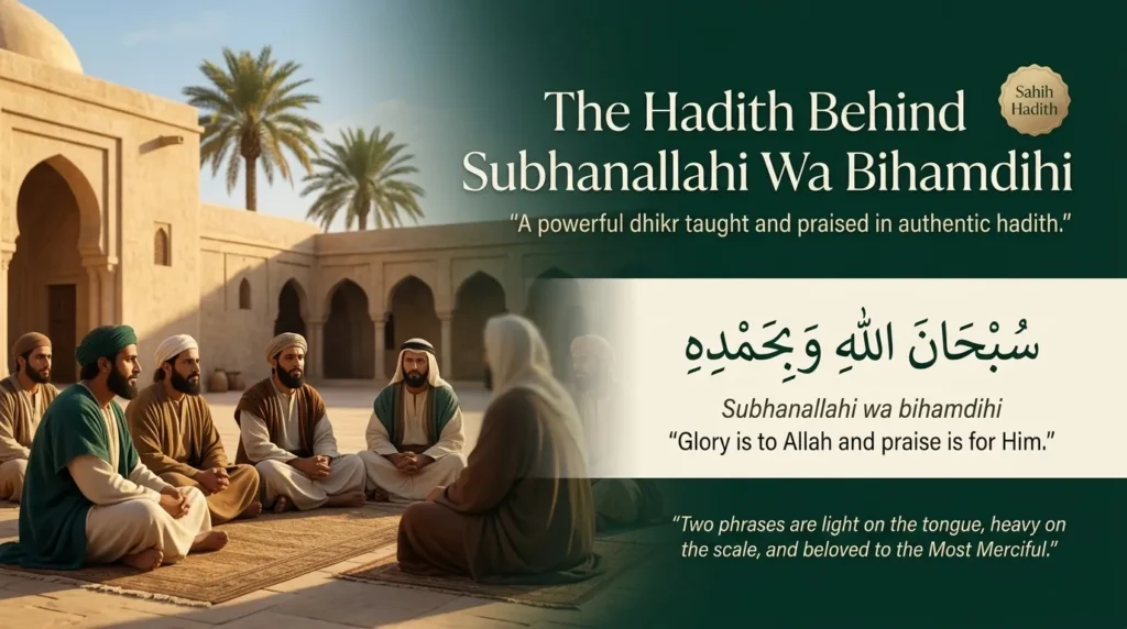 The Hadith Behind Subhanallahi Wa Bihamdihi