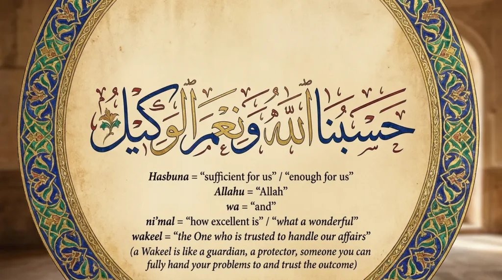 What Does Hasbunallahu Wa Ni'mal Wakeel Mean?