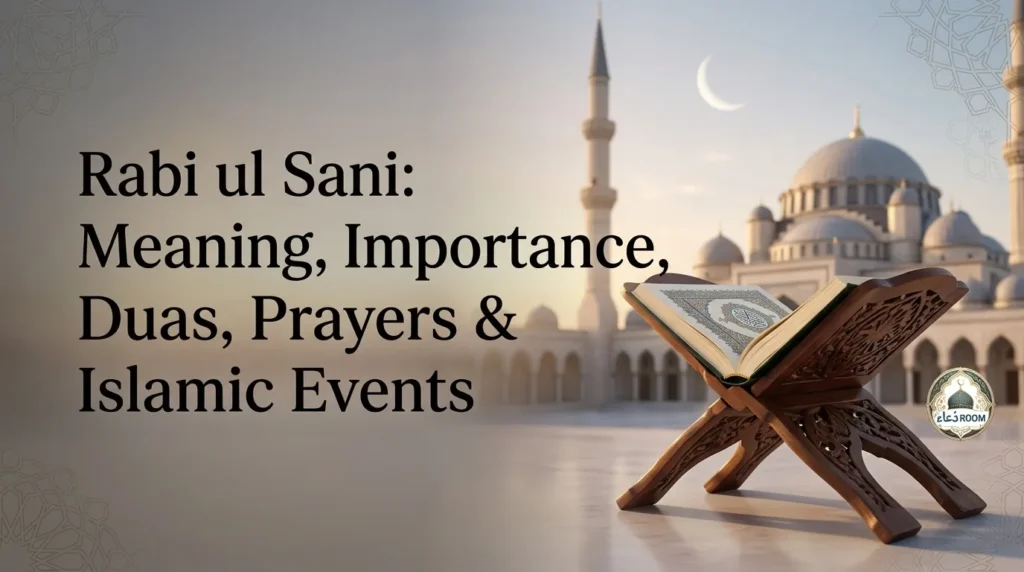 Rabi ul Sani Month Importance, Duas, Prayers & Islamic Events