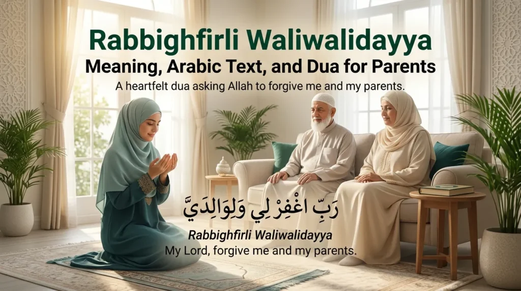 Rabbighfirli Waliwalidayya: Meaning, Arabic Text, and Dua for Parents