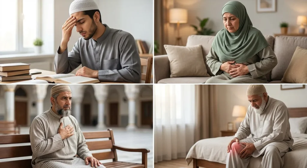 Dua for Specific Body Pain: Head, Stomach, Chest, Legs, and Joints