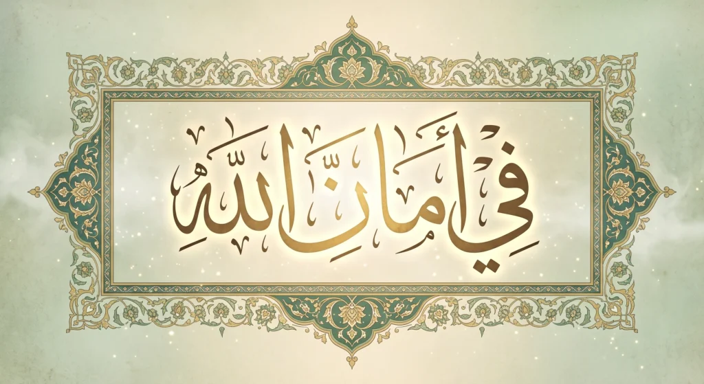 Fi Amanillah In Arabic