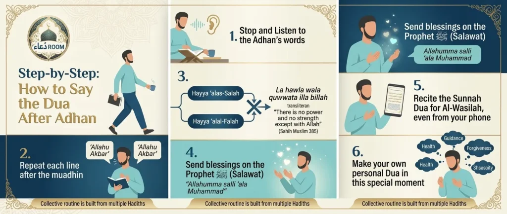 Step-by-Step: How to Say the Dua After Adhan