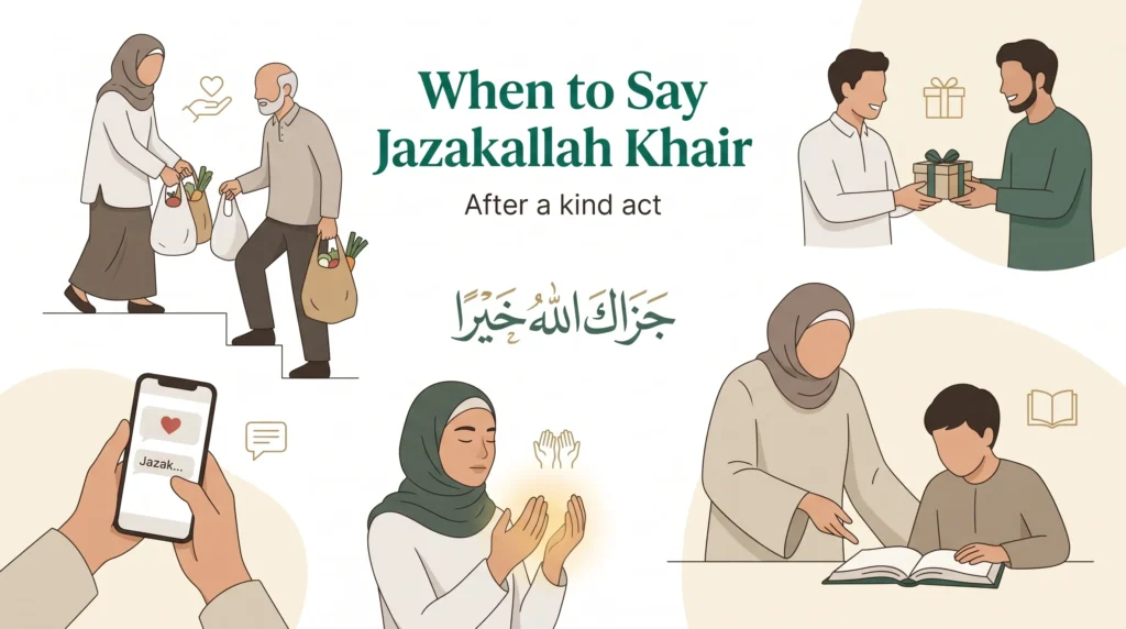 When To Say Jazakallah Khair