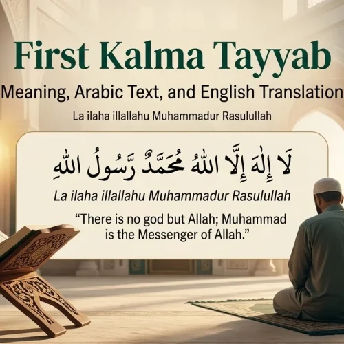 First Kalma Tayyab: Meaning, Arabic Text, and English Translation